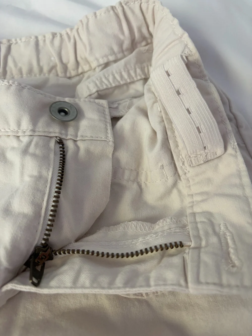 Light Beige Pocket Shorts